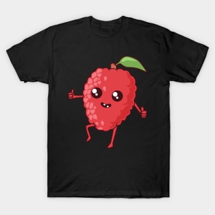 Kawaii Cartoon Lychee T-Shirt